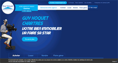 Desktop Screenshot of guyhoquet-immobilier-chartres.com